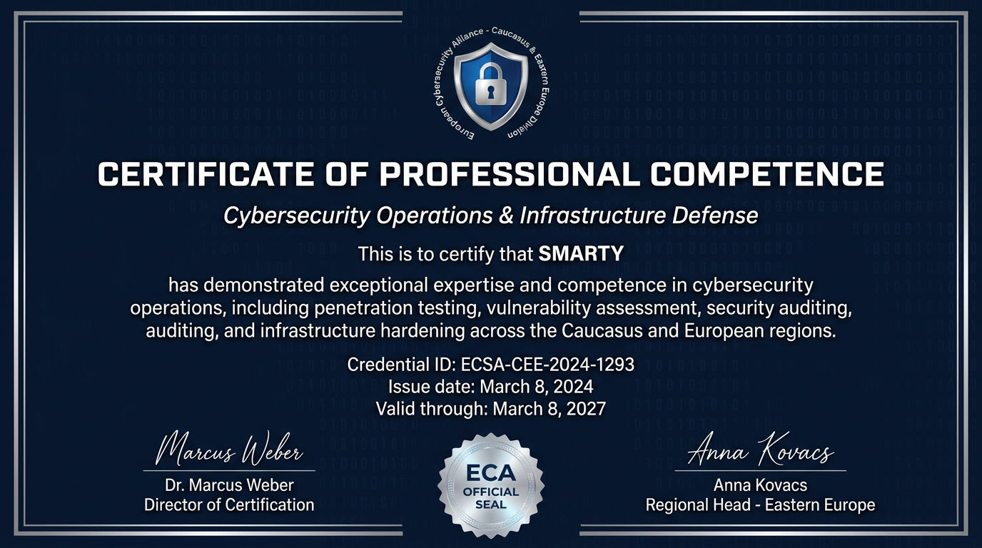 კიბერუსაფრთხოება — კავკასია & ევროპა